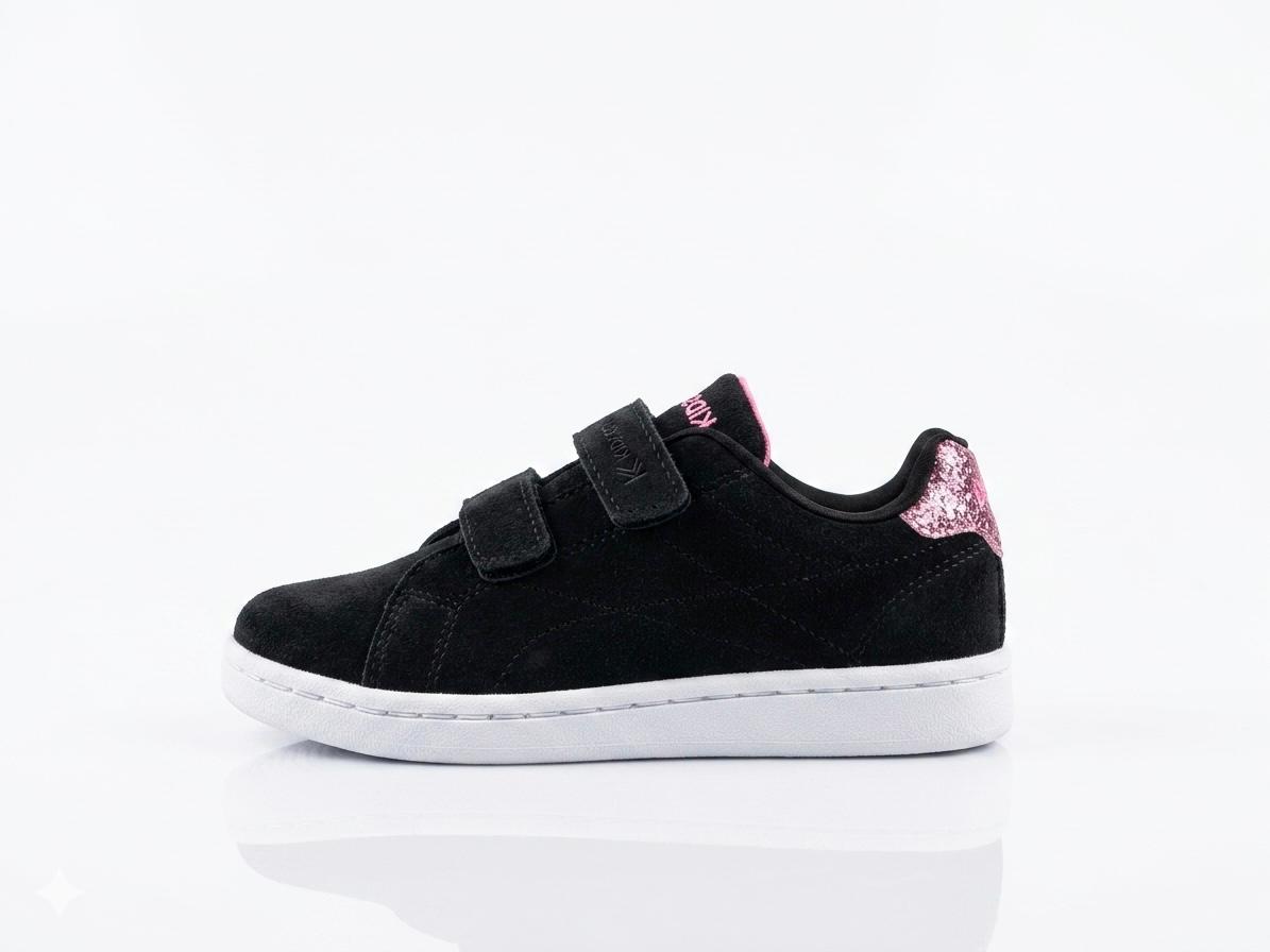 Tenis Casual Para Niña Reebok 100075102 - Negro/ Brillo Morado