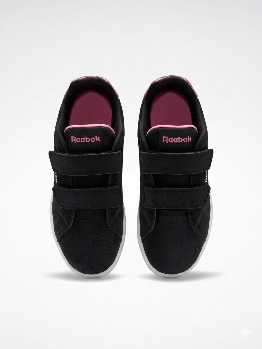 Tenis Casual Para Niña Reebok 100075102 - Negro/ Brillo Morado