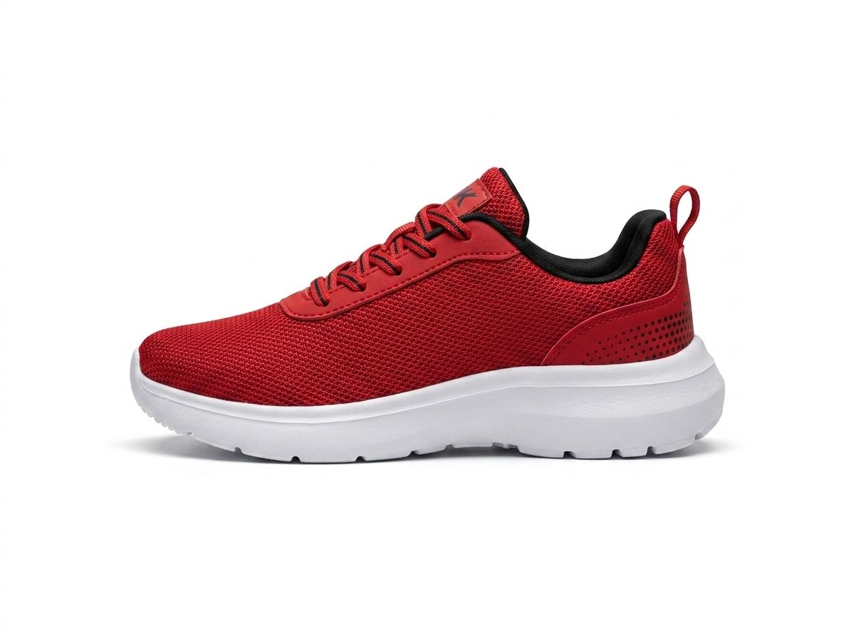 Tenis Deportivo Para Niño Charly 1065531003 - Rojo negro