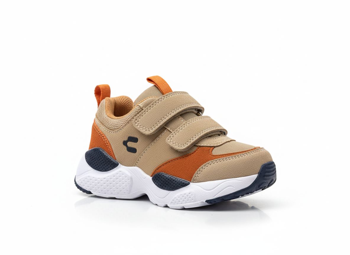 Tenis Deportivo Charly Niño 1069913 - Café/Gris pardo