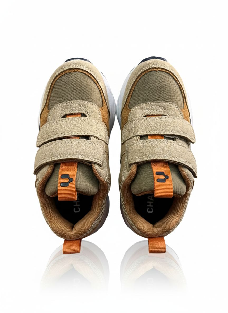 Tenis Deportivo Charly Niño 1069913 - Café/Gris pardo