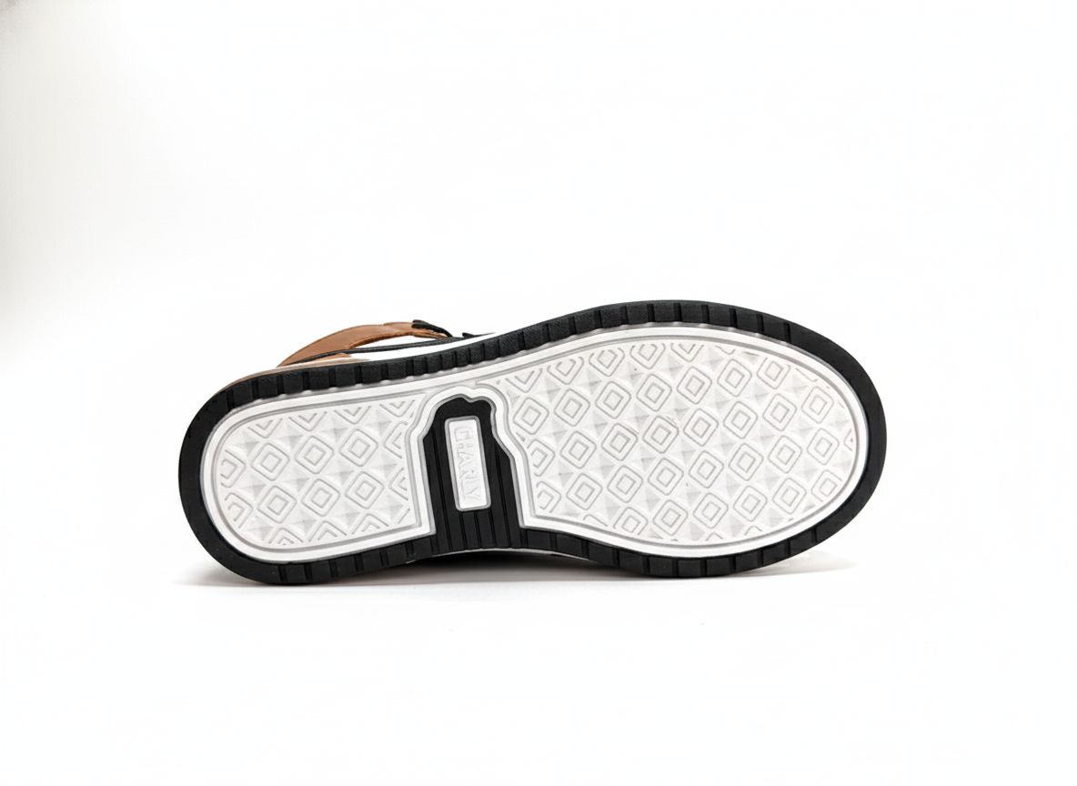 Tenis Casual Para Niño Charly 1079319003 - Café naranja