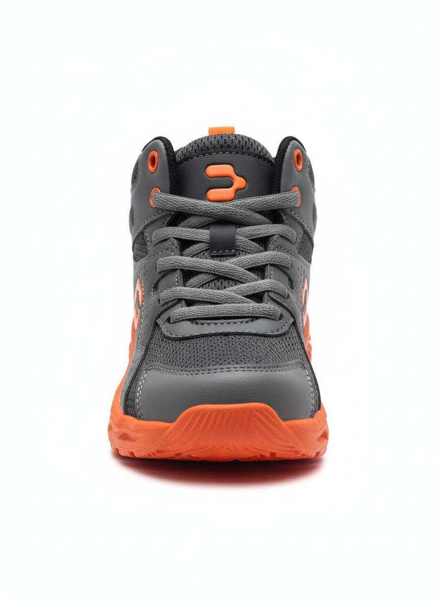 Tenis Deportivo Para Niño Charly 1079398003 - Negro/Naranja