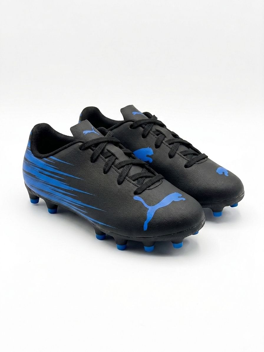 Tenis de Futbol Para Niño Puma Attacano II 10849603 - Negro Azul