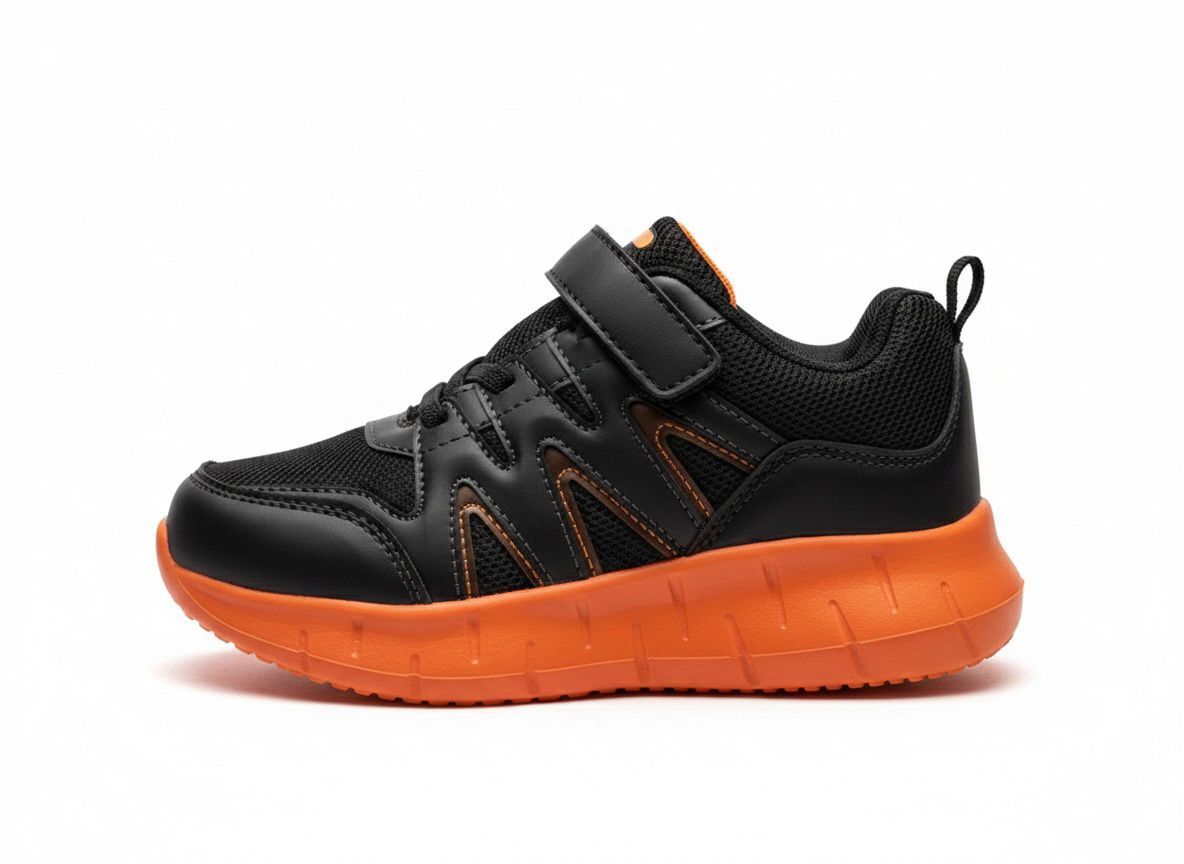Tenis Deportivo Para Niño Charly 1098701001 - Negro/Naranja