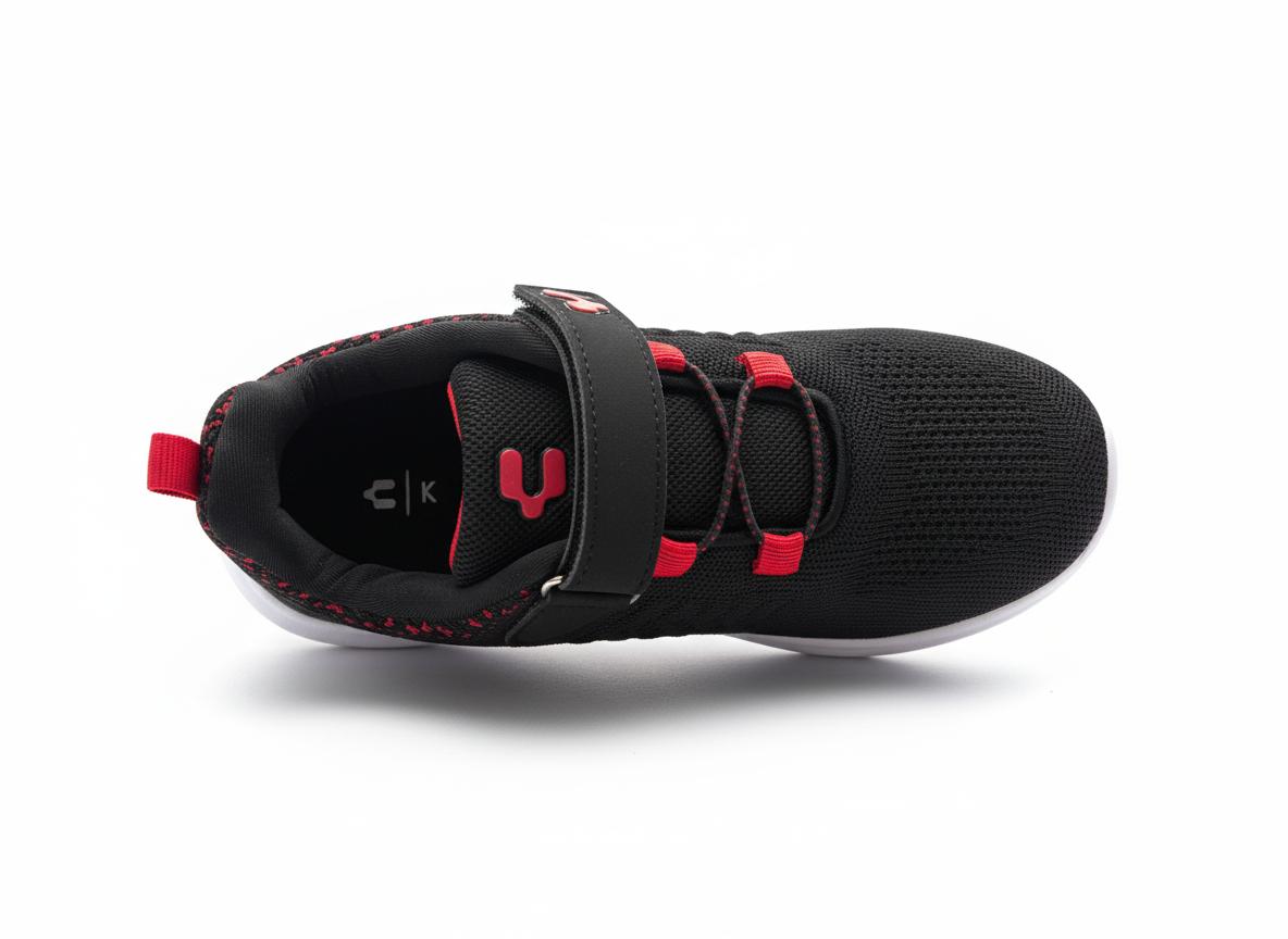 Tenis Deportivo Para Niño Charly 1098708002 - Negro/Blanco