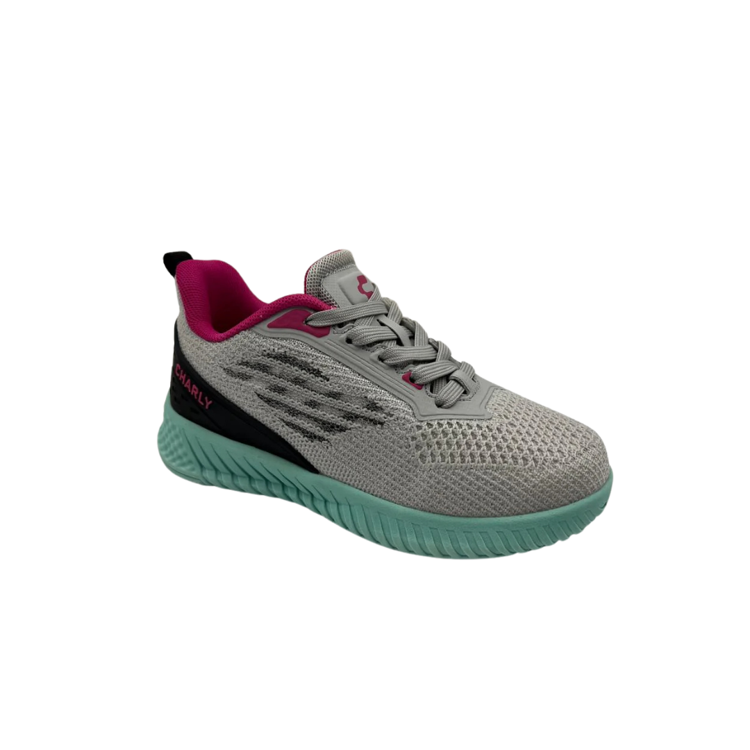 Tenis Deportivo Para Niña Charly 1098349003 - Gris