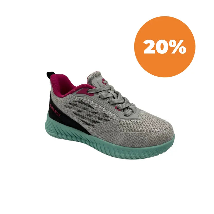 Tenis Deportivo Para Niña Charly 1098349003 - Gris