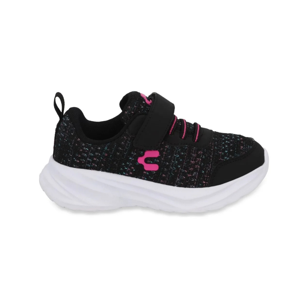 Tenis Deportivo Para Niña Charly 1065195001 - Negro/Fiusha