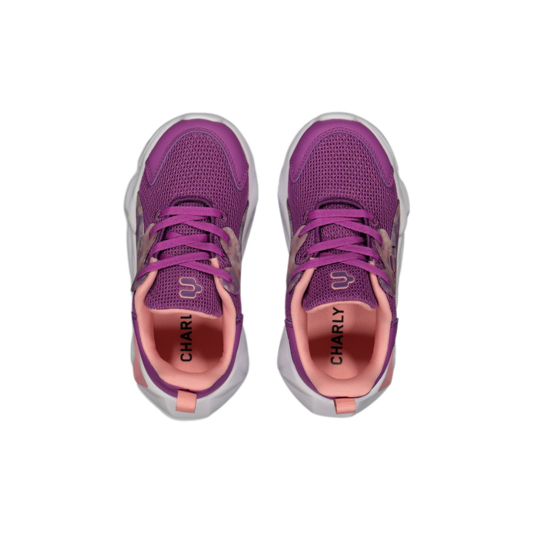 Tenis Deportivo Para Niña Charly 1070068 - Morado