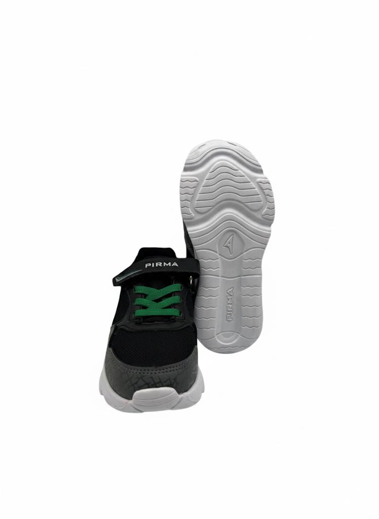 Tenis Deportivo Para Niño Pirma 5068 - Negro/Verde
