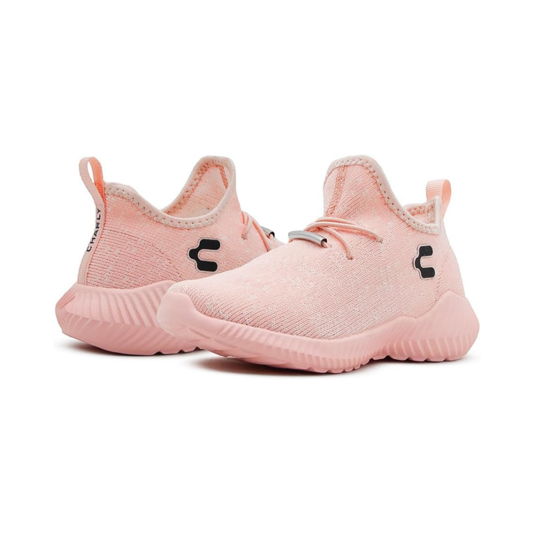 Tenis Deportivo Para Niña Charly 1079284 - Rosa/Negro