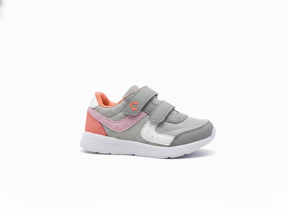 Tenis Deportivos Para Niña Charly 1069544 - Gris/Rosa