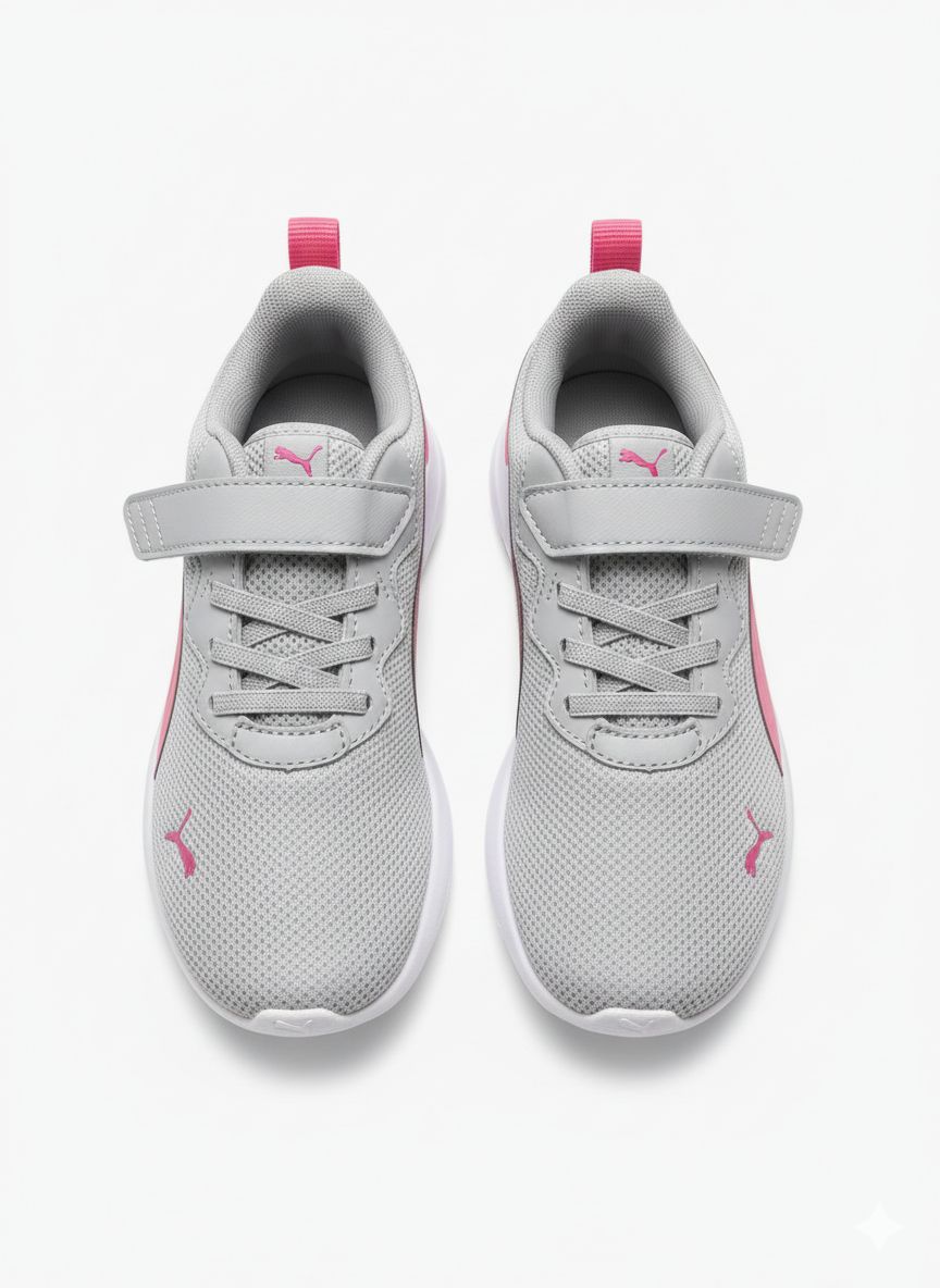 Tenis Deportivo Para Niña Puma 38738722 - Gris/Rosa