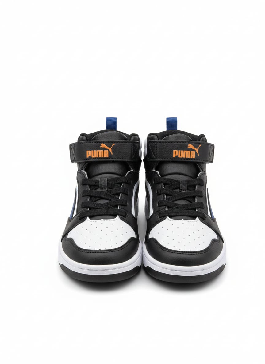 Tenis Casual Para Niño Puma 39383231 - Negro Azul