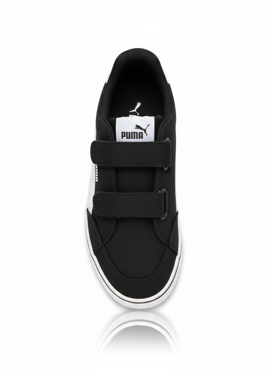 Tenis Casual Para Niño Puma 39656003 - Negro/Blanco