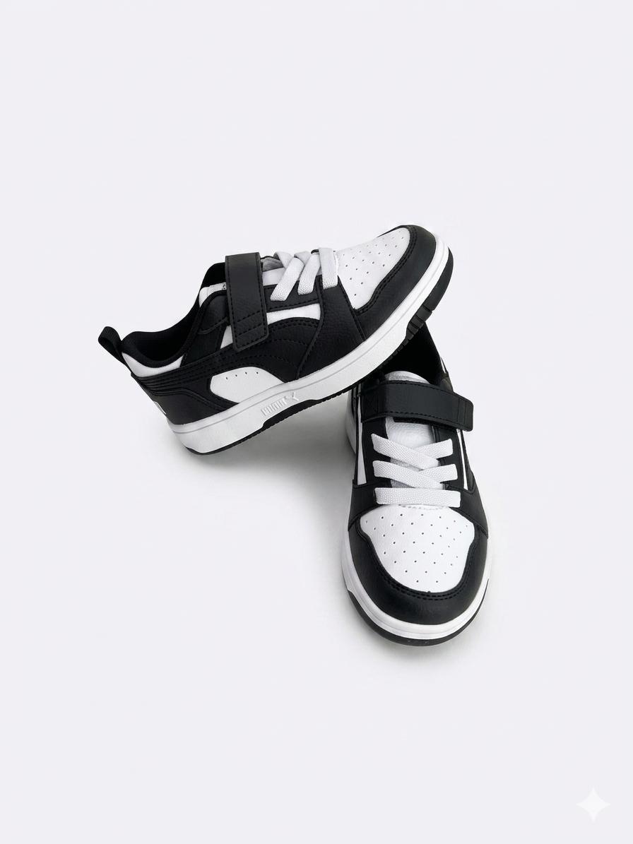 Tenis Casual Para Niño Puma 39741901 - Negro blanco