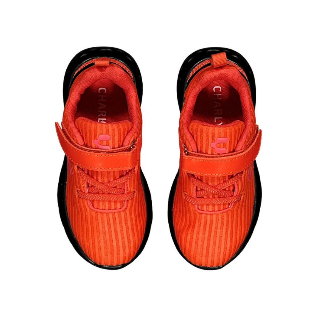 Tenis Deportivo Para Niño Charly 1079211-Naranja/Negro