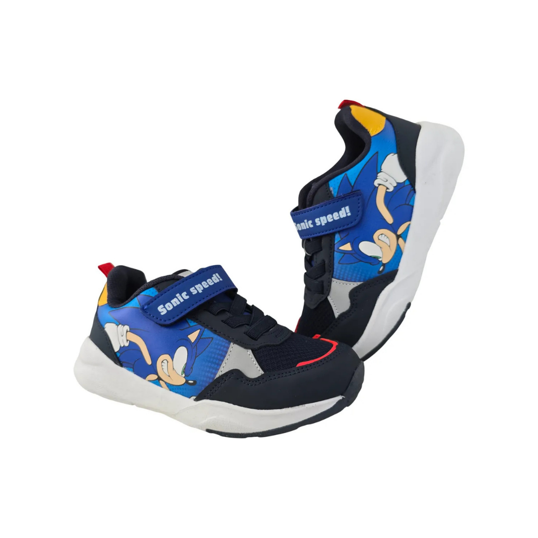 Tenis Deportivo Niño Sonic SO730514ST -Malla Marino