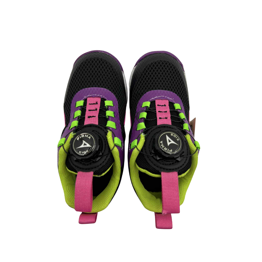 Tenis Deportivo Para Niña Pirma 1312 - Negro/Magenta