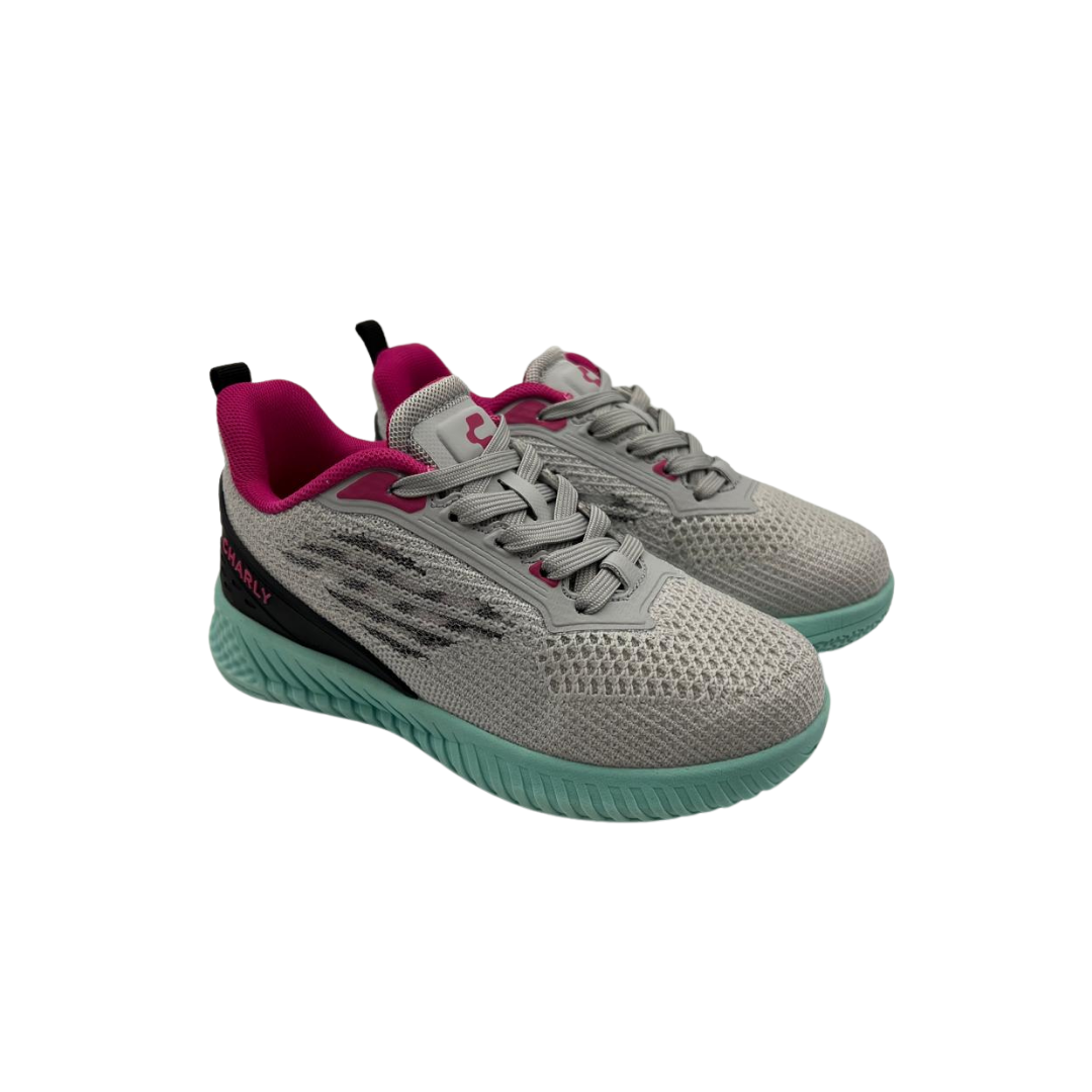 Tenis Deportivo Para Niña Charly 1098349003 - Gris