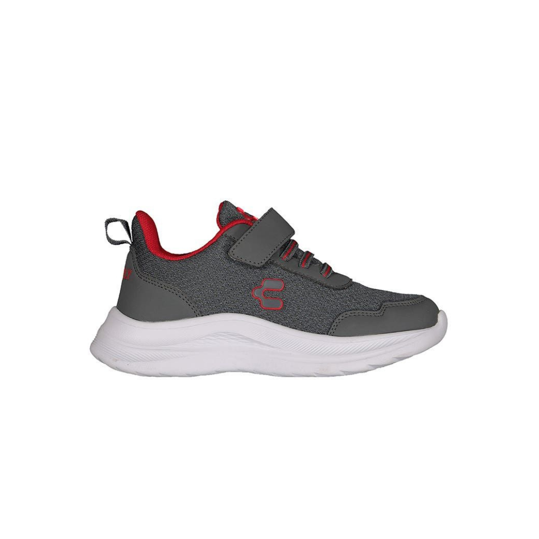 Tenis Deportivo Para Niño Charly 1065148003 - Gris/Rojo
