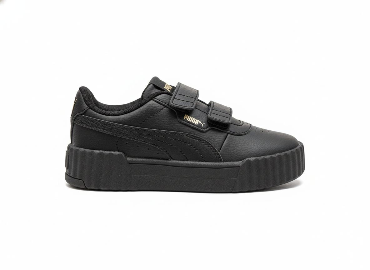 Tenis Casual Para Niña Puma 40147802 - Negro/Dorado