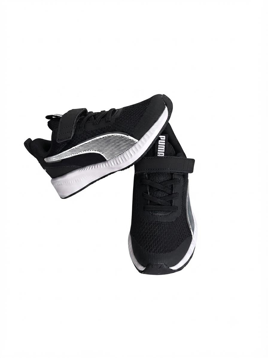 Tenis Deportivos Para Niño Puma 40152701 - Negro Blanco