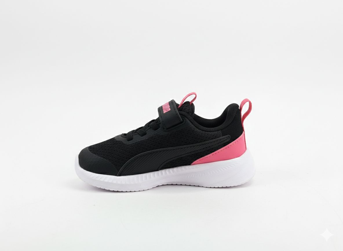 Tenis Deportivo Para Niña Puma 40152803 - Negro/Rosa