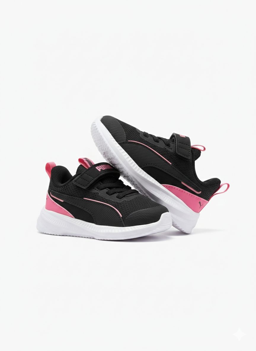 Tenis Deportivo Para Niña Puma 40152803 - Negro/Rosa