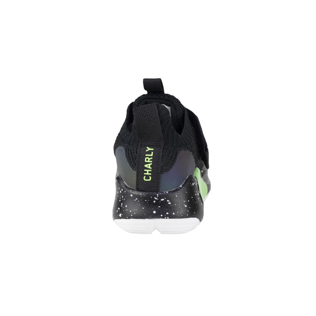 Tenis Deportivo Para Niño Charly 1098353001 - Negro/Limón