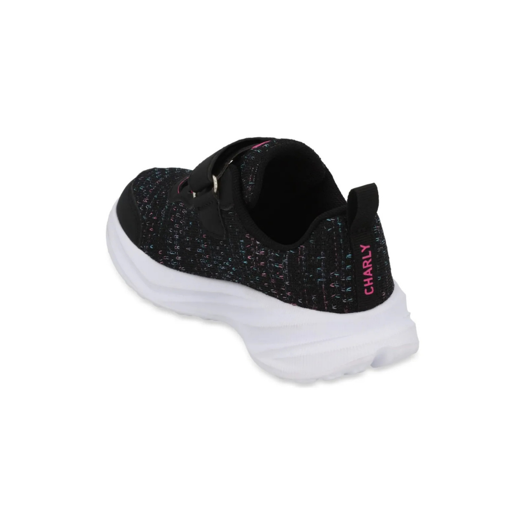 Tenis Deportivo Para Niña Charly 1065195001 - Negro/Fiusha