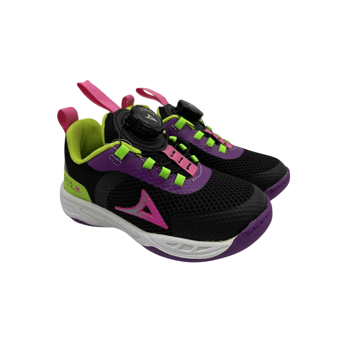 Tenis Deportivo Para Niña Pirma 1312 - Negro/Magenta