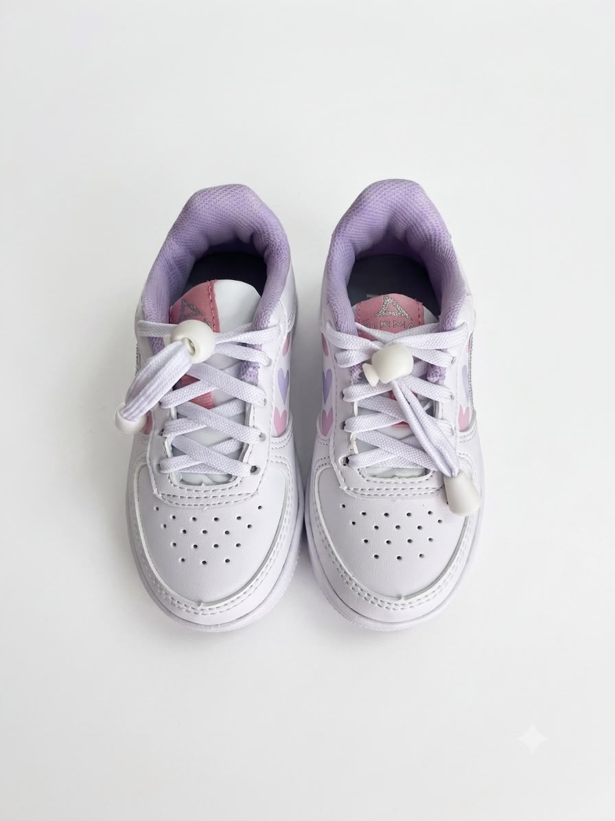 Tenis Casual Para Niña Pirma 5002 - Blanco/Lila