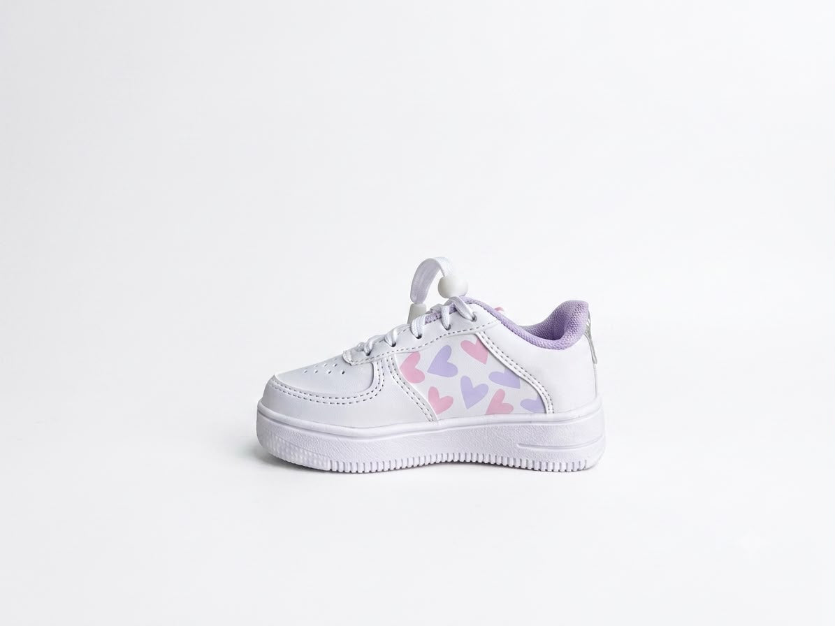 Tenis Casual Para Niña Pirma 5002 - Blanco/Lila