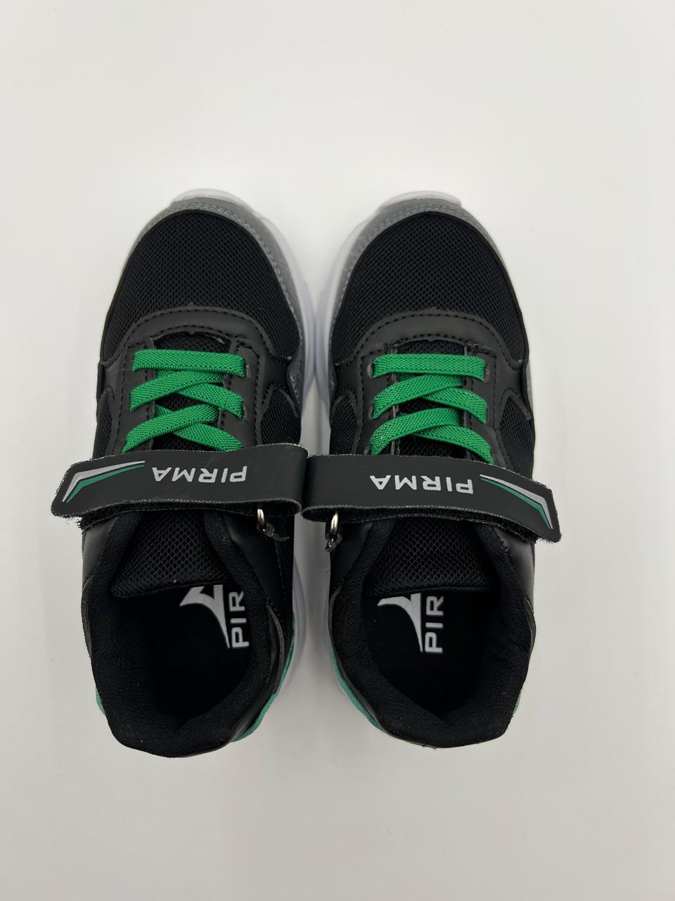 Tenis Deportivo Para Niño Pirma 5068 - Negro/Verde