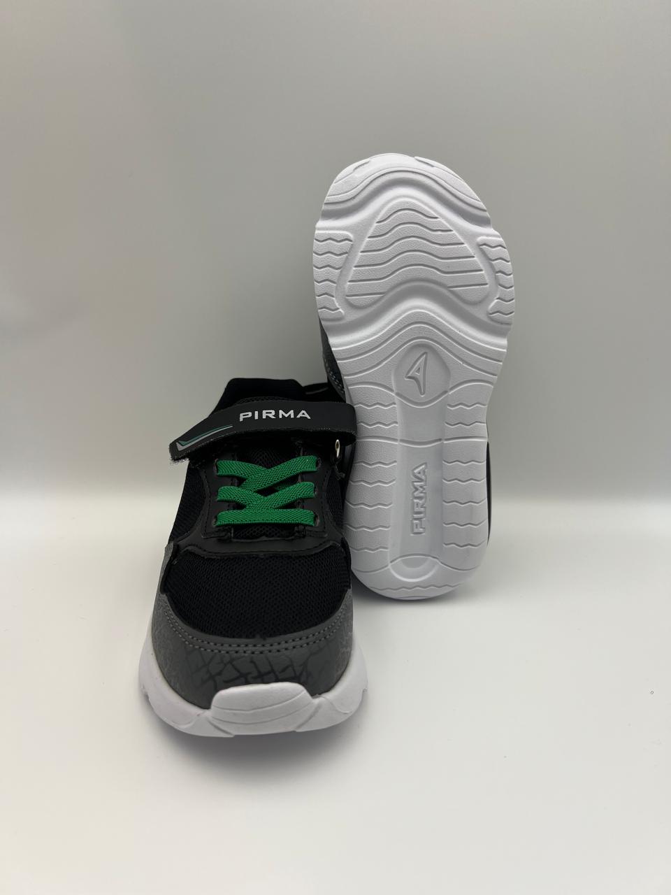 Tenis Deportivo Para Niño Pirma 5068 - Negro/Verde