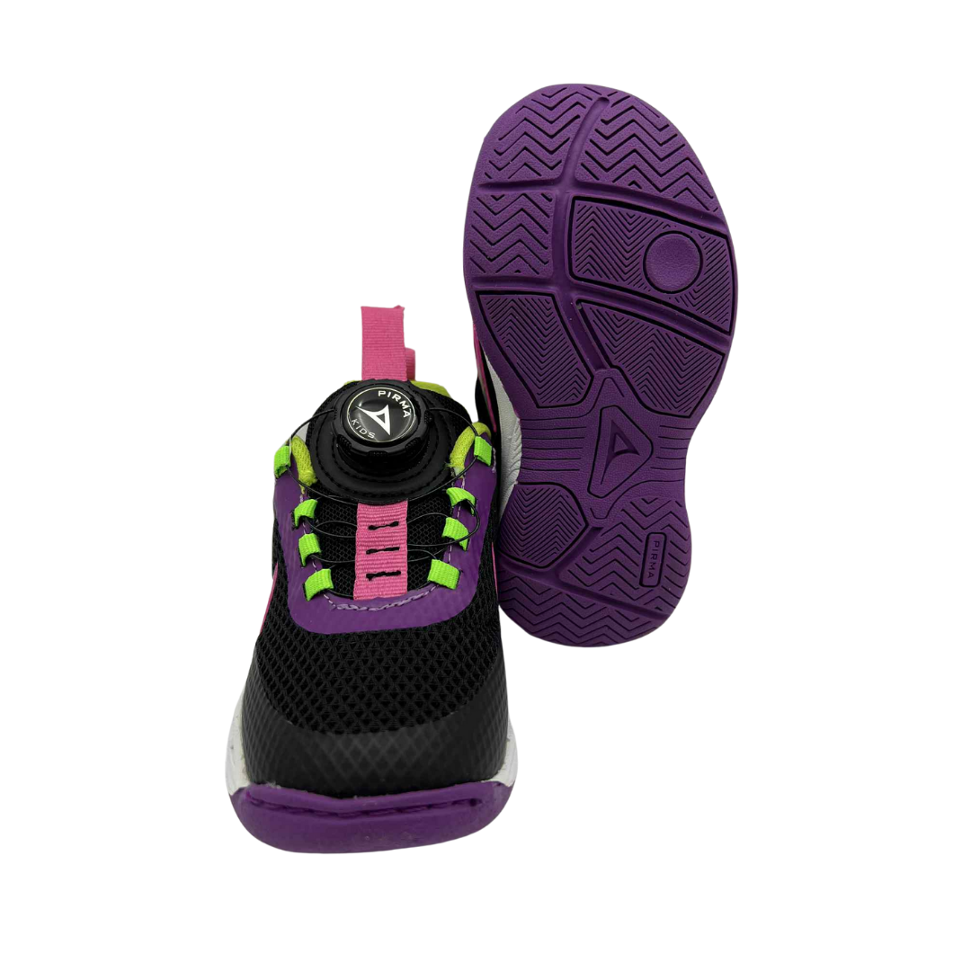 Tenis Deportivo Para Niña Pirma 1312 - Negro/Magenta