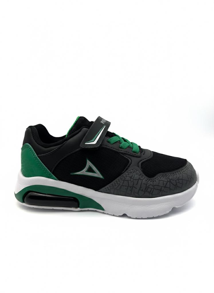 Tenis Deportivo Para Niño Pirma 5068 - Negro/Verde