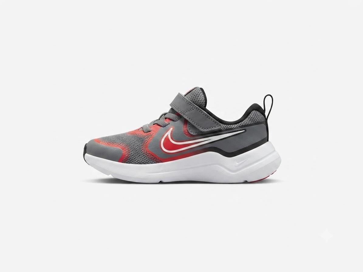 Tenis Deportivo Para Niño Nike HM4400012 - Gris Rojo