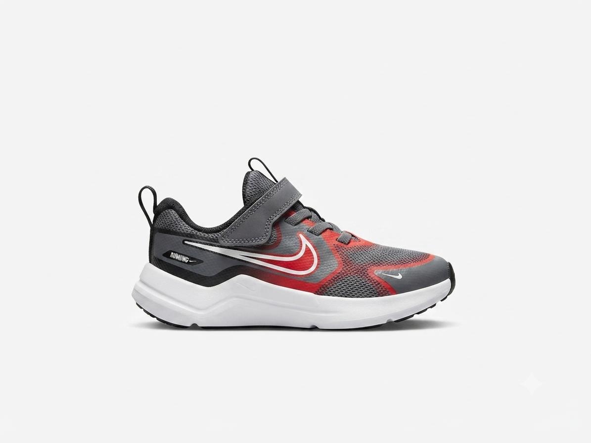 Tenis Deportivo Para Niño Nike HM4400012 - Gris Rojo