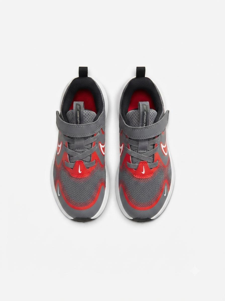 Tenis Deportivo Para Niño Nike HM4400012 - Gris Rojo