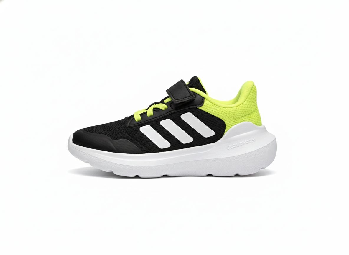 Tenis Deportivo Para Niño Adidas IH1051 - Negro/Verde limón