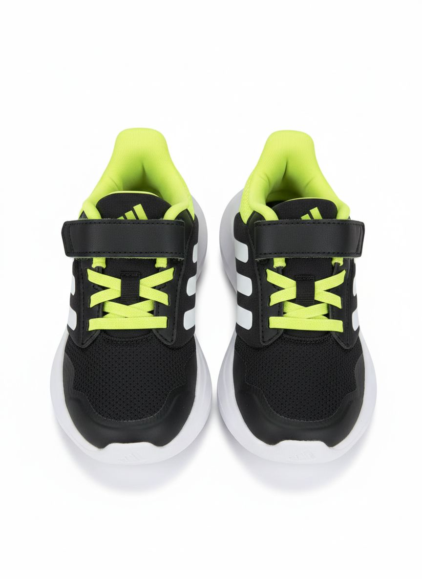 Tenis Deportivo Para Niño Adidas IH1051 - Negro/Verde limón