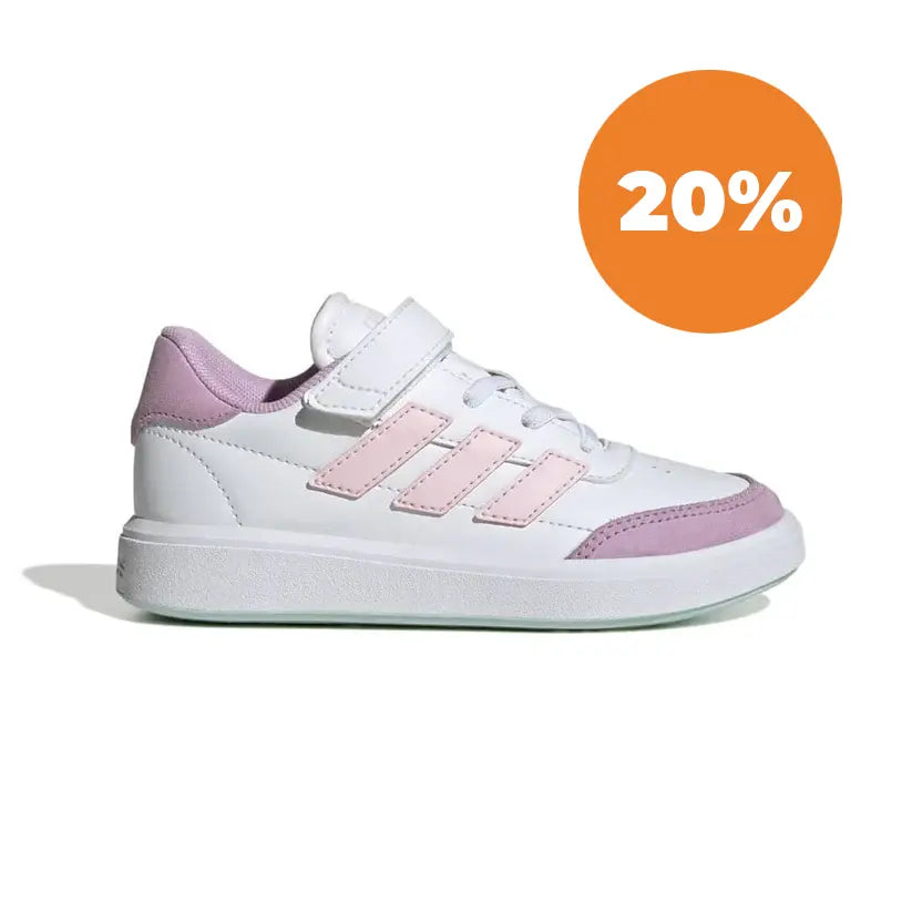 Tenis Casual Para Niña Adidas jh8570 - Blanco/Morado