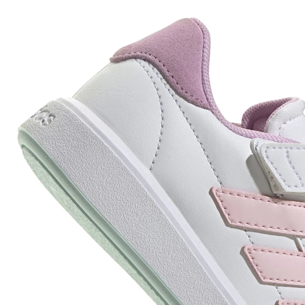 Tenis Casual Para Niña Adidas jh8570 - Blanco/Morado