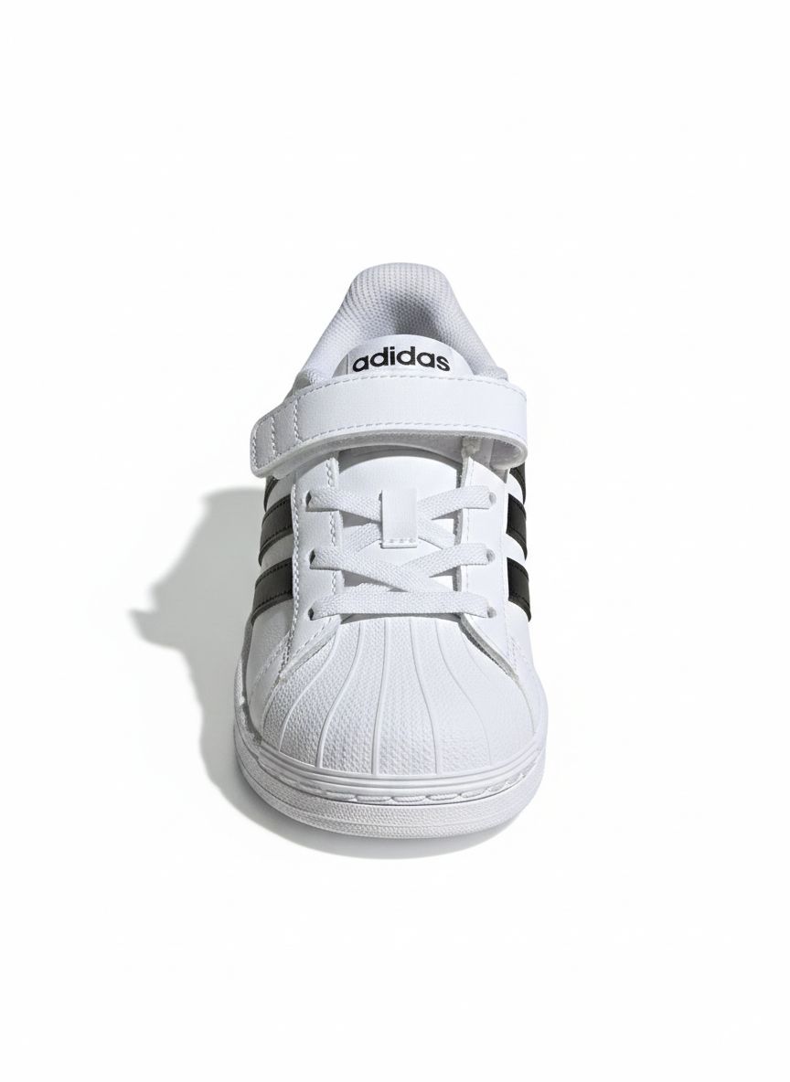 Tenis Casual Para Niño Adidas JQ6145 - Blanco/Negro