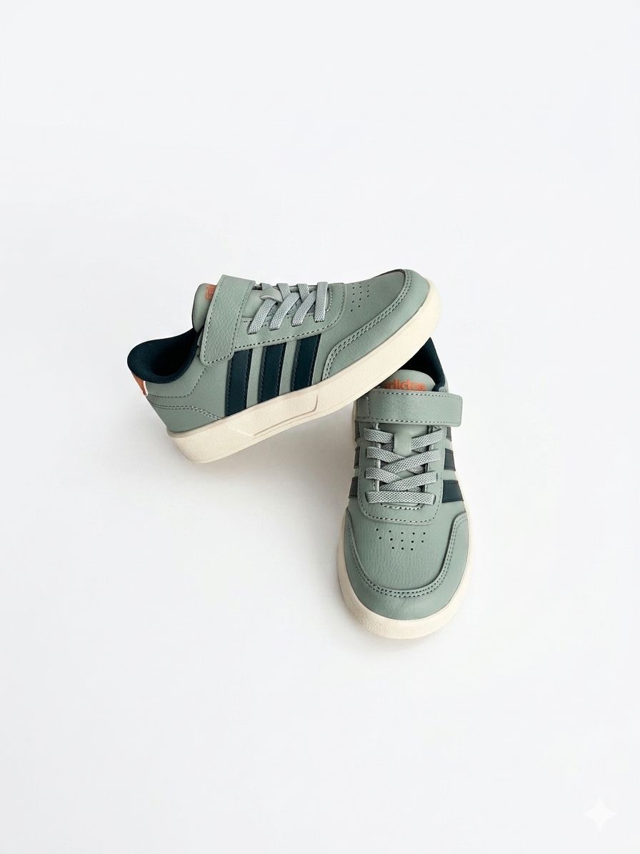 Tenis Casual Para Niño Adidas KI8682 - Verde agua