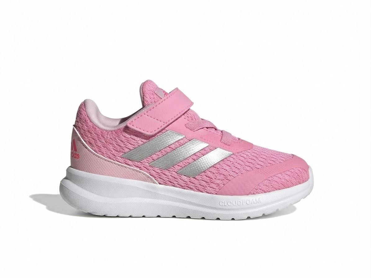 Tenis Deportivo Para Niña Adidas KII780 - Rosa plata