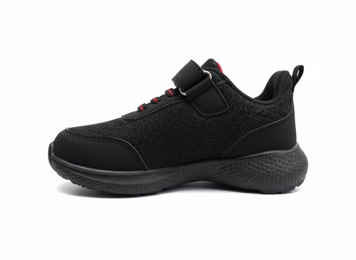 Tenis Deportivo Para Niño Charly 1098767001 - Negro Rojo